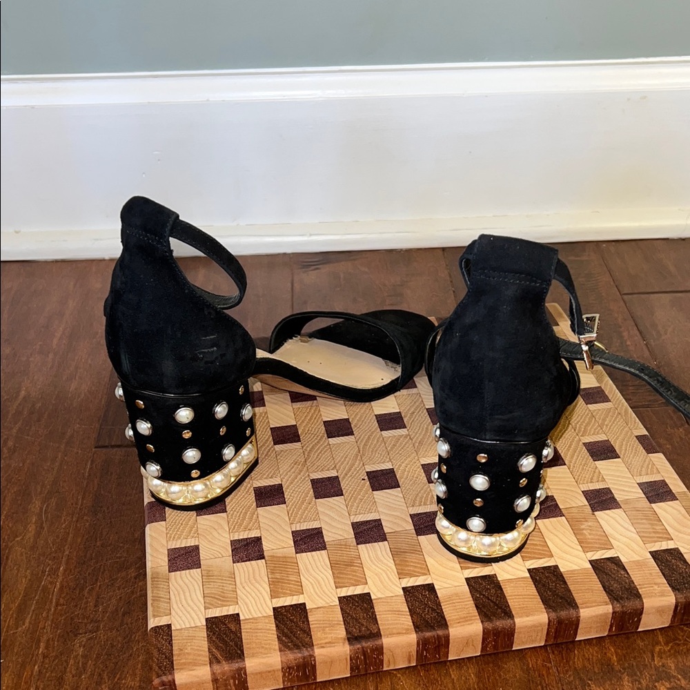 Gianni Bini Black Women's Heels Sz 8 - Picture 4 of 12